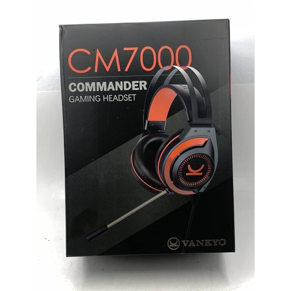 NEW - Vankyo CM7000 Commander Red & Black Gaming Headset w/ Mic